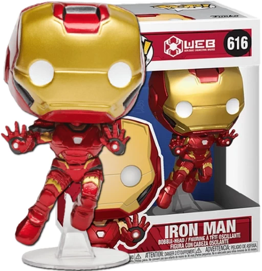Iron Man | 616 | Exclusive Disney Parks | W.E.B. | Funko POP! Marvel