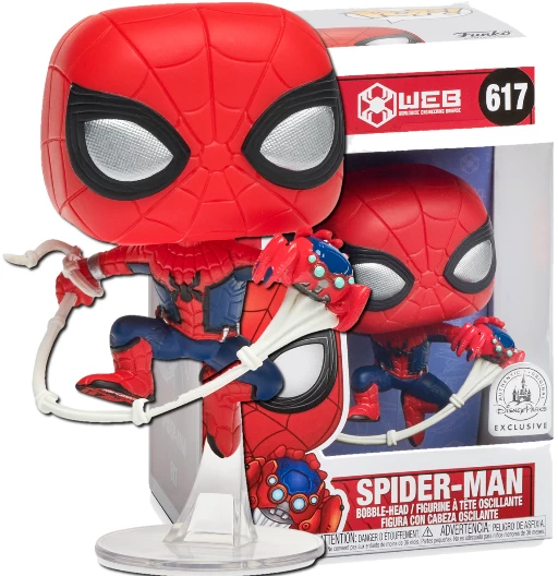 Spider-Man | 617 | Exclusive Disney Parks | W.E.B. | Funko POP! Marvel