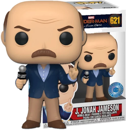 J. Jonah Jameson | 621 | Exclusive Pop in a Box | (UCM) Spider-Man: Far From Home | Funko POP! Marvel