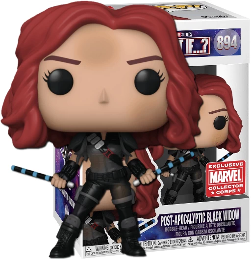 Post-Apocalyptic Black Widow | 894 | Exclusive Collector Corps | (UCM) What If...? | Funko POP! Marvel