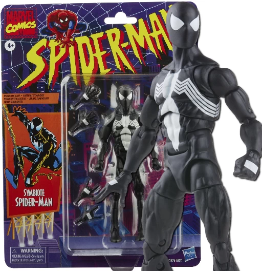 Symbiote Spider-Man | Spider-Man: The animated Series 90s | Retro Collection | Hasbro 2022 | Marvel Legends