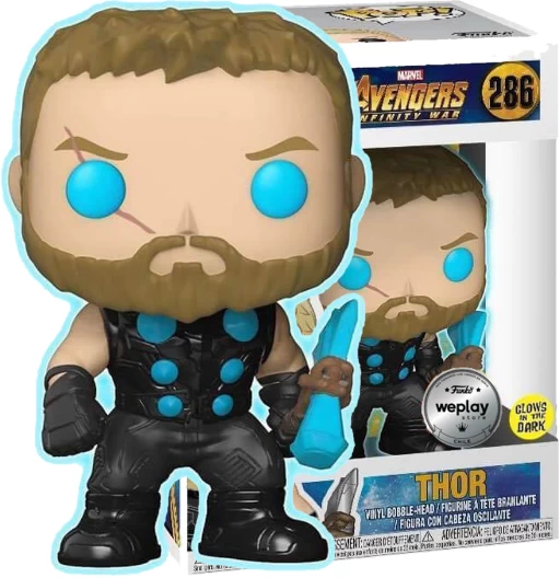 Thor | 286 | Exclusive weplay | GITD | (UCM) Avengers: Infinity War | Funko POP! Marvel