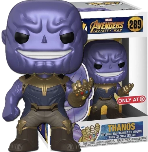 Thanos (Metallic) | 289 | Exclusive Target | (UCM) Avengers: Infinity War | Funko POP! Marvel