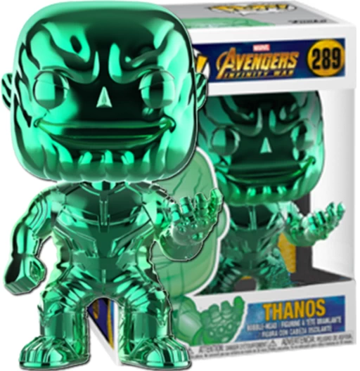 Thanos | 289 | Exclusive Walmart | Green Chrome | (UCM) Avengers: Infinity War | Funko POP! Marvel