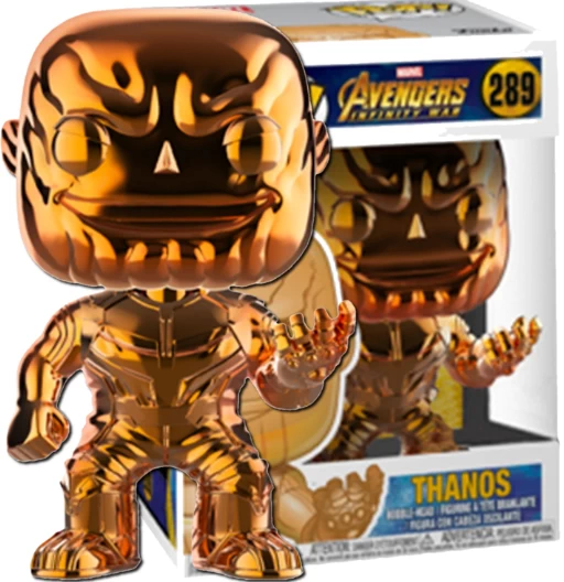 Thanos | 289 | Exclusive Walmart | Orange Chrome | (UCM) Avengers: Infinity War | Funko POP! Marvel