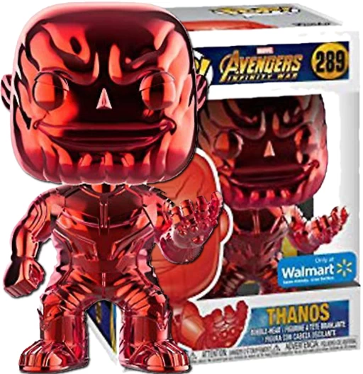 Thanos | 289 | Exclusive Walmart | Red Chrome | (UCM) Avengers: Infinity War | Funko POP! Marvel