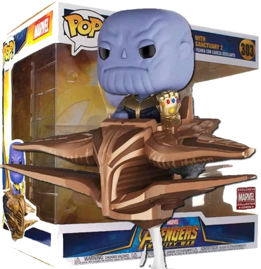 Thanos with Sanctuary 2 | 303 | Exclusive Collector Corps | (UCM) Avengers: Infinity War | Funko POP! Marvel