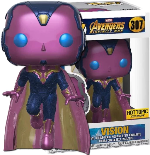 Vision | 307 | Exclusive Hot Topic | (UCM) Avengers: Infinity War | Funko POP! Marvel