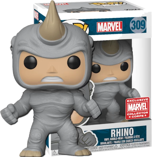 Rhino | 309 | Exclusive Collector Corps | Marvel Universe | Funko POP! Marvel