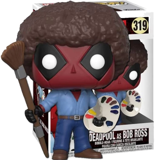 Deadpool as Bob Ross | 319 | Marvel Universe | Funko POP! Marvel