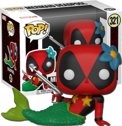 Mermaid Deadpool | 321 | Exclusive Target | Deadpool | Funko POP! Marvel