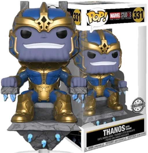 Thanos with Throne | 331 | Exclusive Hot Topic | (UCM) Marvel Studios: The First Ten Years | Funko POP! Marvel