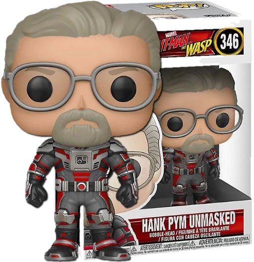 Hank Pym Unmasked | 346 | Exclusive Hot Topic | (UCM) Ant-Man and the Wasp | Funko POP! Marvel