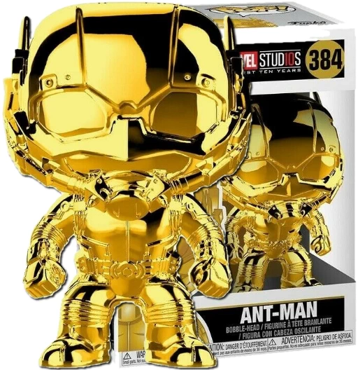 Ant-Man | 384 | Gold Chrome | (UCM) Marvel Studios: The First Ten Years | Funko POP! Marvel