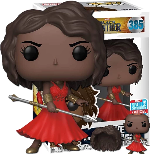 Okoye | 385 | Exclusive Fall Convention 2018 | Removable Hair | (UCM) Black Panther | Funko POP! Marvel