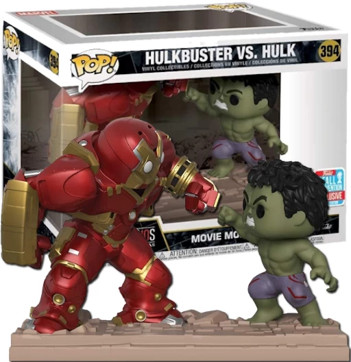 Hulkbuster VS. Hulk | 394 | Exclusive Fall Convention 2018 | Movie Moments | (UCM) Marvel Studios: The First Ten Years | Funko POP! Marvel