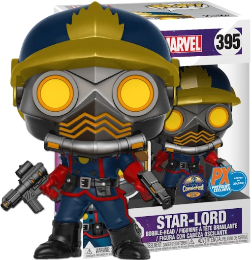 Star-Lord | 395 | Exclusive PX | ComicFest 2018 | Marvel Universe | Funko POP! Marvel