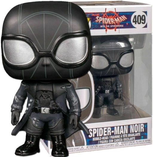 Spider-Man Noir | 409 | Exclusive Walgreens | (UCM) Spider-Man: Into the Spider-Verse (Sony) | Funko POP! Marvel