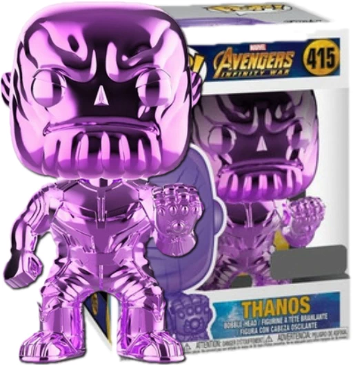 Thanos | 415 | Exclusive Walmart | Purple Chrome | (UCM) Avengers: Infinity War | Funko POP! Marvel