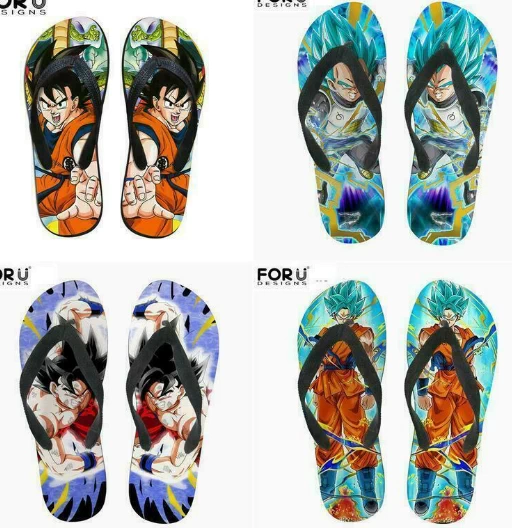 Dragon Ball Super | Chanclas | Verano | Unisex | Zapatos y Calzado de Dragon Ball