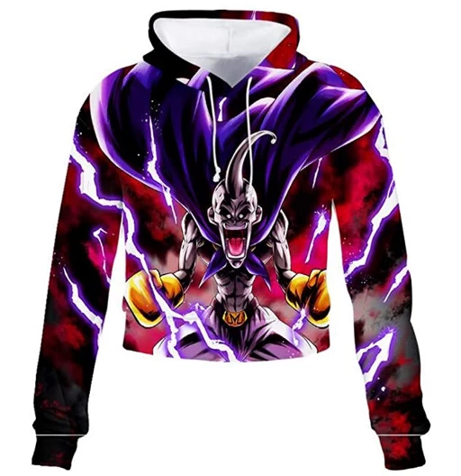 Evil Boo | Mujer | con Capucha | Varias Tallas | Sudaderas de Dragon Ball