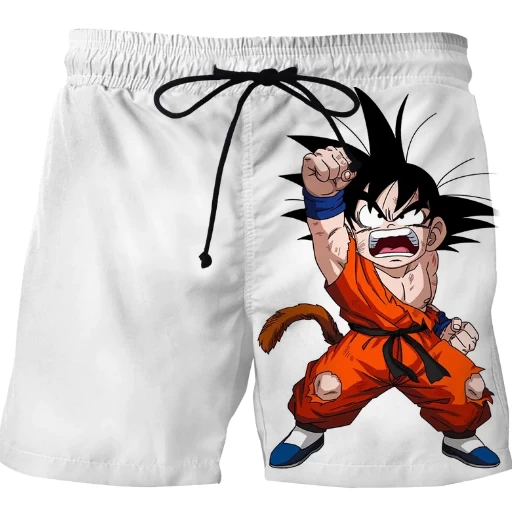Kid Goku | Calzonas | Pantalón Corto | Hombre | Bañadores de Dragon Ball