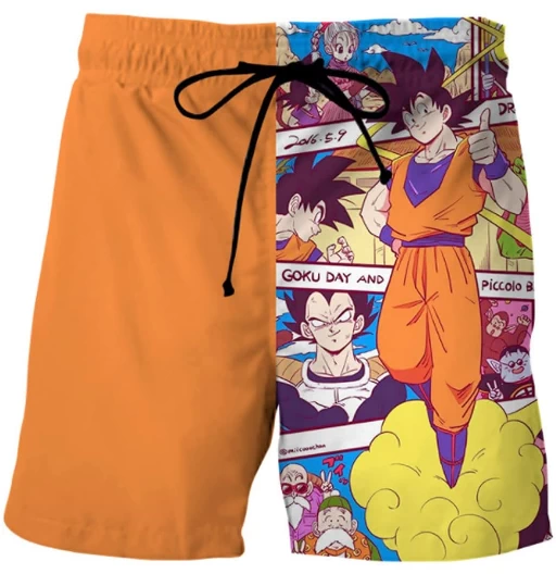 The Saiyajin, Son Goku | Calzonas | Pantalón Corto | Hombre | Bañadores de Dragon Ball