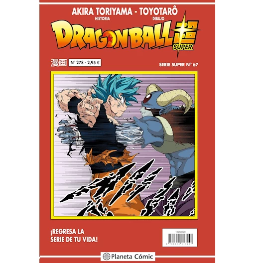 Dragon Ball 278 | Serie Super 67 | Manga Rústico | Mangas de Dragon Ball
