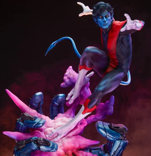 Nightcrawler | Fight against Sentinel | Premium format | 58 cm | Sideshow de Marvel
