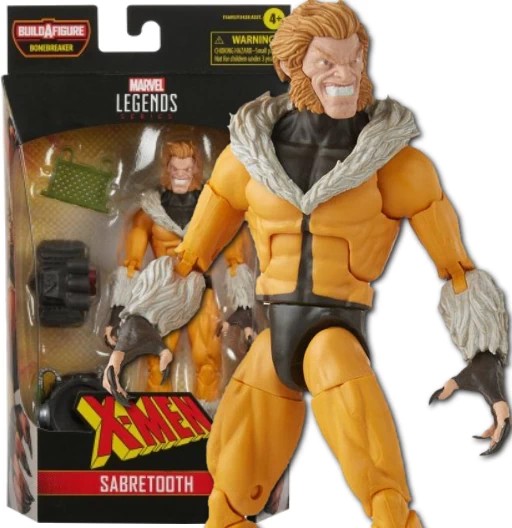 Sabretooh | BAF Bonebreaker | X-Men | Hasbro 2022 | Marvel Legends
