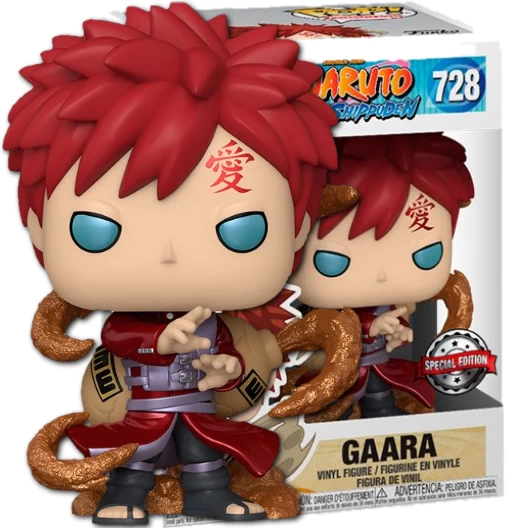 Gaara | 0728 | Metallic | Exclusive Hot Topic | Naruto Shippuden | Funko PoP Animation