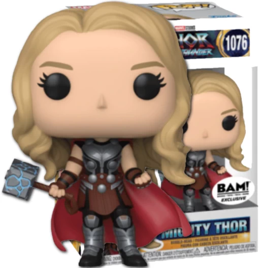 Mighty Thor | 1076 | Metallic | Exclusive BAM! | (UCM) Thor: Love and Thunder | Funko POP! Marvel
