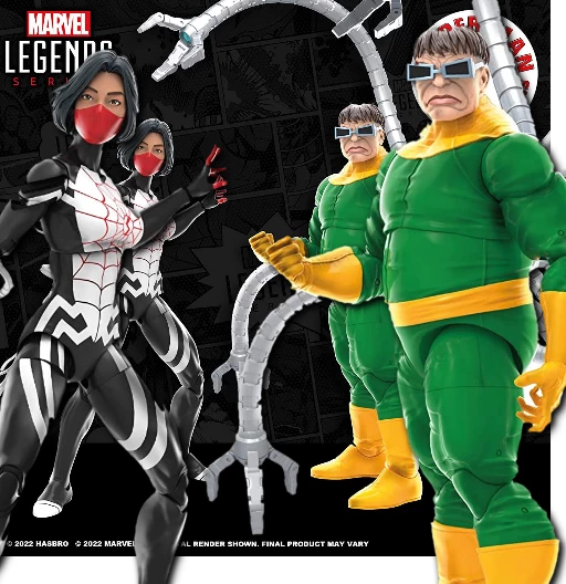 Silk & Doctor Octopus | 2 Pack | Spider-Man 60th | Spider-Man | Hasbro 2022 | Marvel Legends