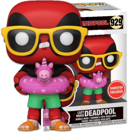 Lazy River Deadpool | 929 | Exclusive Gamestop | Deadpool | Funko POP! Marvel