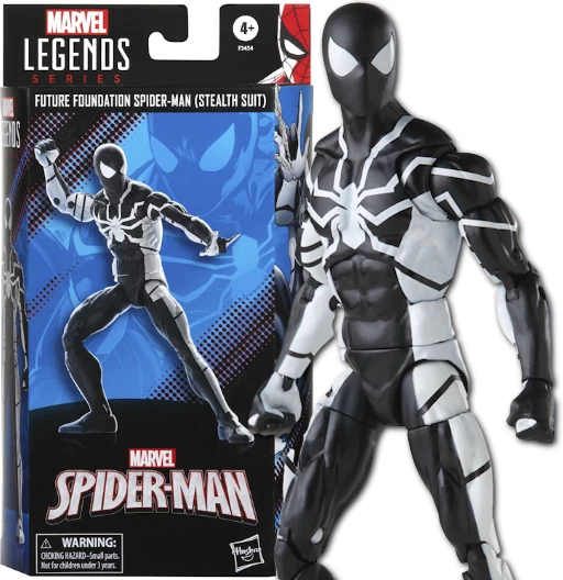Future Fundation Spider-Man (Stealth Suit) | Spider-Man 60th | Spider-Man | Hasbro 2022 | Marvel Legends