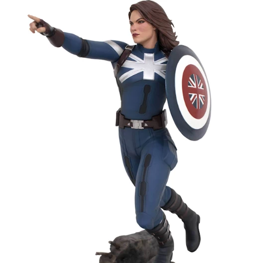 Captain Carter | Marvel Disney+ Gallery | PVC Diorama | 25,4 cm | Diamond Select Toys