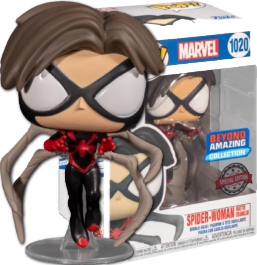 Spider-Woman (Mattie Franklin) | 1020 | Beyond Amazing Collection | Exclusive Amazon | Marvel Universe | Funko POP! Marvel