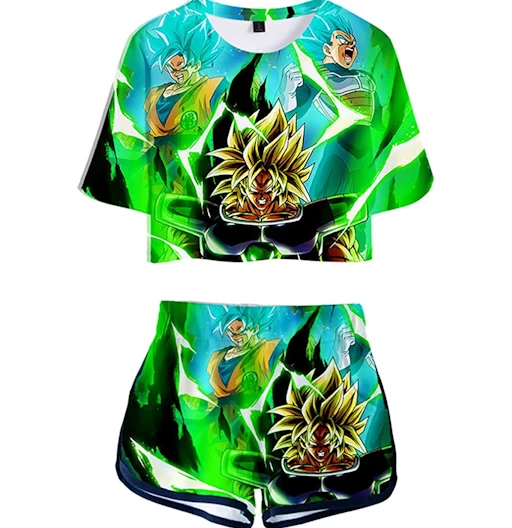 Dragon Ball Super Broly | Verano | Mujer | Pijama de Dragon Ball