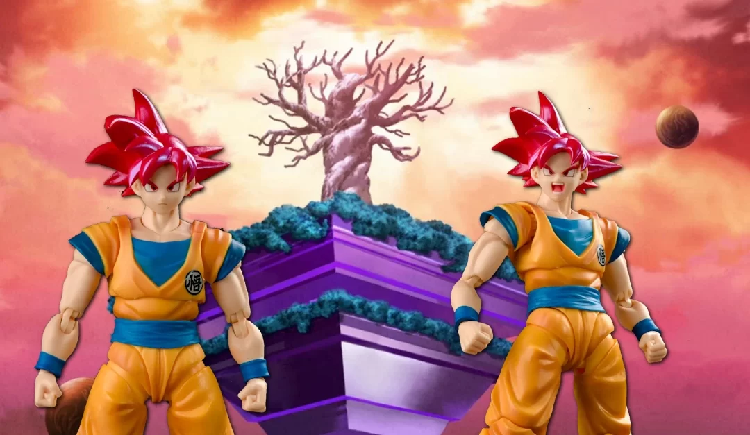 Super Saiyan God Son Goku | S.H. Figuarts | Dragon Ball Z Battle of Gods | 2017