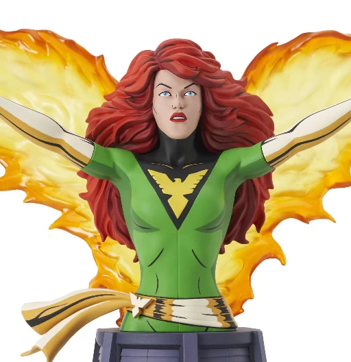 Phoenix | Marvel Animated | 1:7 Scale Resin Bust | X-Men The Animated Series | 15 cm | Diamond Select Toys