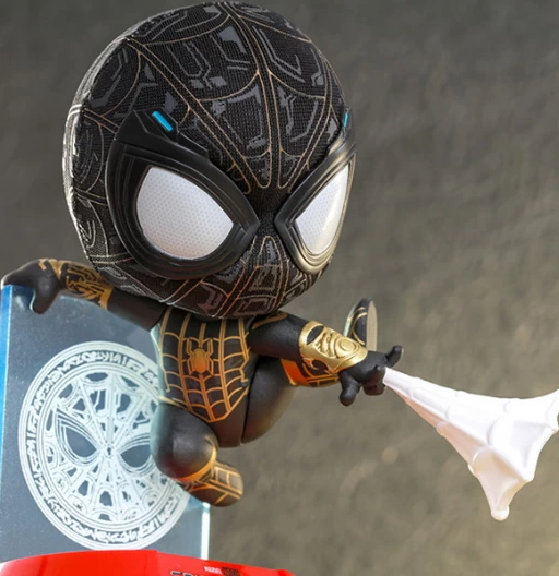 Spider-Man (Black and Glod Suite) | COSB 916 | (UCM) Spider-Man: No Way Home | Figura Cosbaby (s)