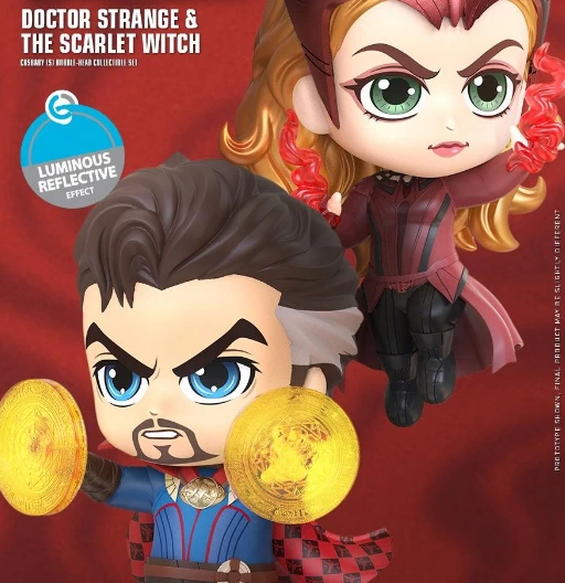 Doctor Strange & The Scarlet Witch | COSB 946 | Luminous Reflective Effect | (UCM) Doctor Strange in the Multiverse of Madness | Figura Cosbaby (s)