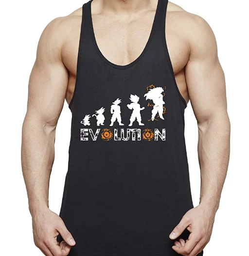 Evolution | Hombre | Sin Mangas | Camisetas de Dragon Ball