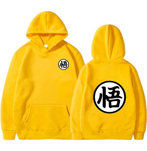 Kanji Goku | Mujer | con Capucha | Varias Tallas | Sudaderas de Dragon Ball