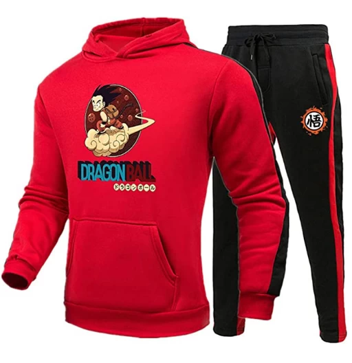 Goku & Kinton | con Capucha | Deporte | Unisex | Chándal de Deporte de Dragon Ball