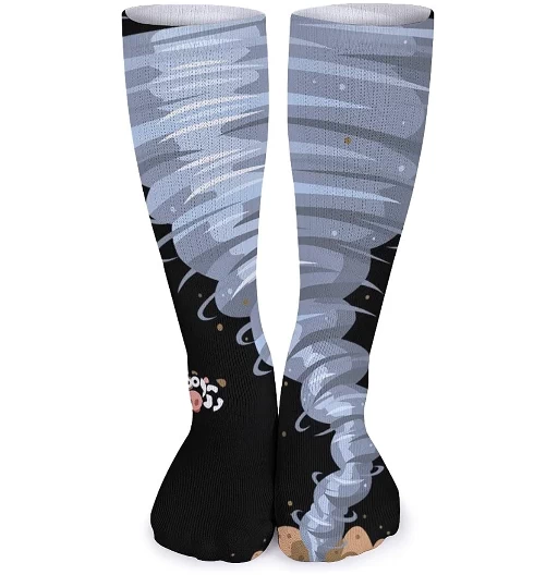 Tornado | Calcetines Altos (Hasta la Rodilla) | Calcetines y Medias de Dragon Ball