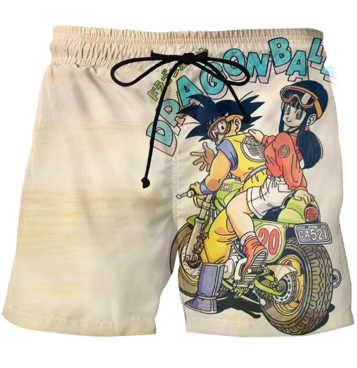 Goku & Chi Chi | Calzonas | Pantalón Corto | Hombre | Bañadores de Dragon Ball