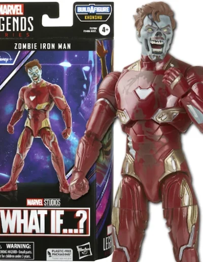 Zombie Iron Man | BAF Khonshu | (UCM) What If...? | Hasbro 2023 | Marvel Legends