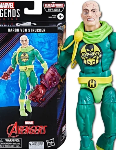 Baron Von Strucker | BAF Puff Adder | Avengers | Hasbro 2023 | Marvel Legends