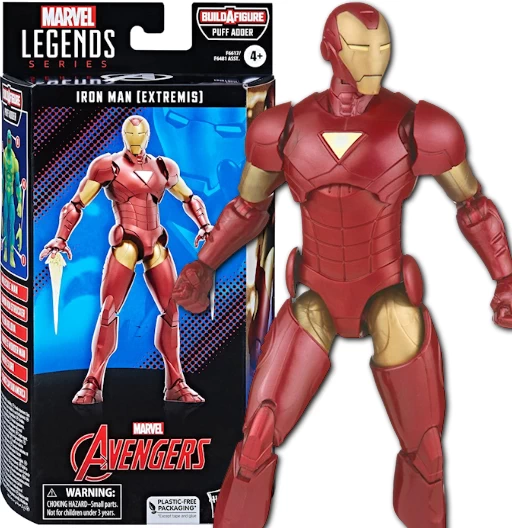 Iron Man (Extremis) | BAF Puff Adder | Avengers | Hasbro 2023 | Marvel Legends